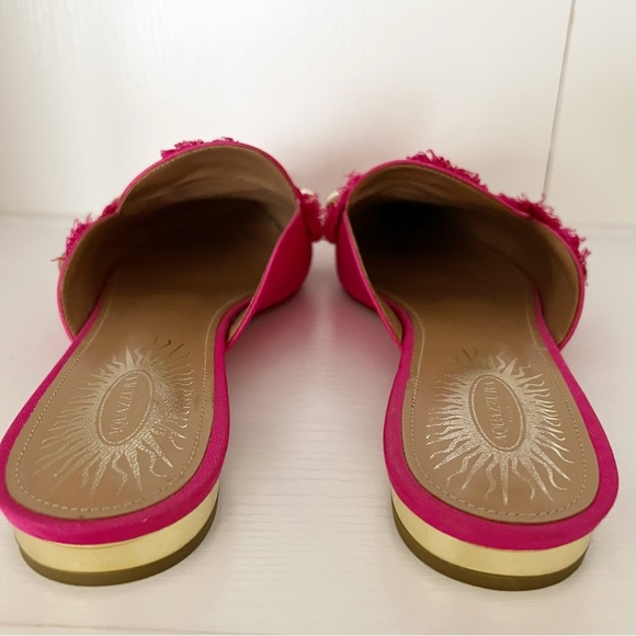 AQUAZZURA Sunflower Studded Mule Slide - Picture 6 of 9